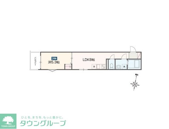 クラブレジデンス東青梅の物件間取画像